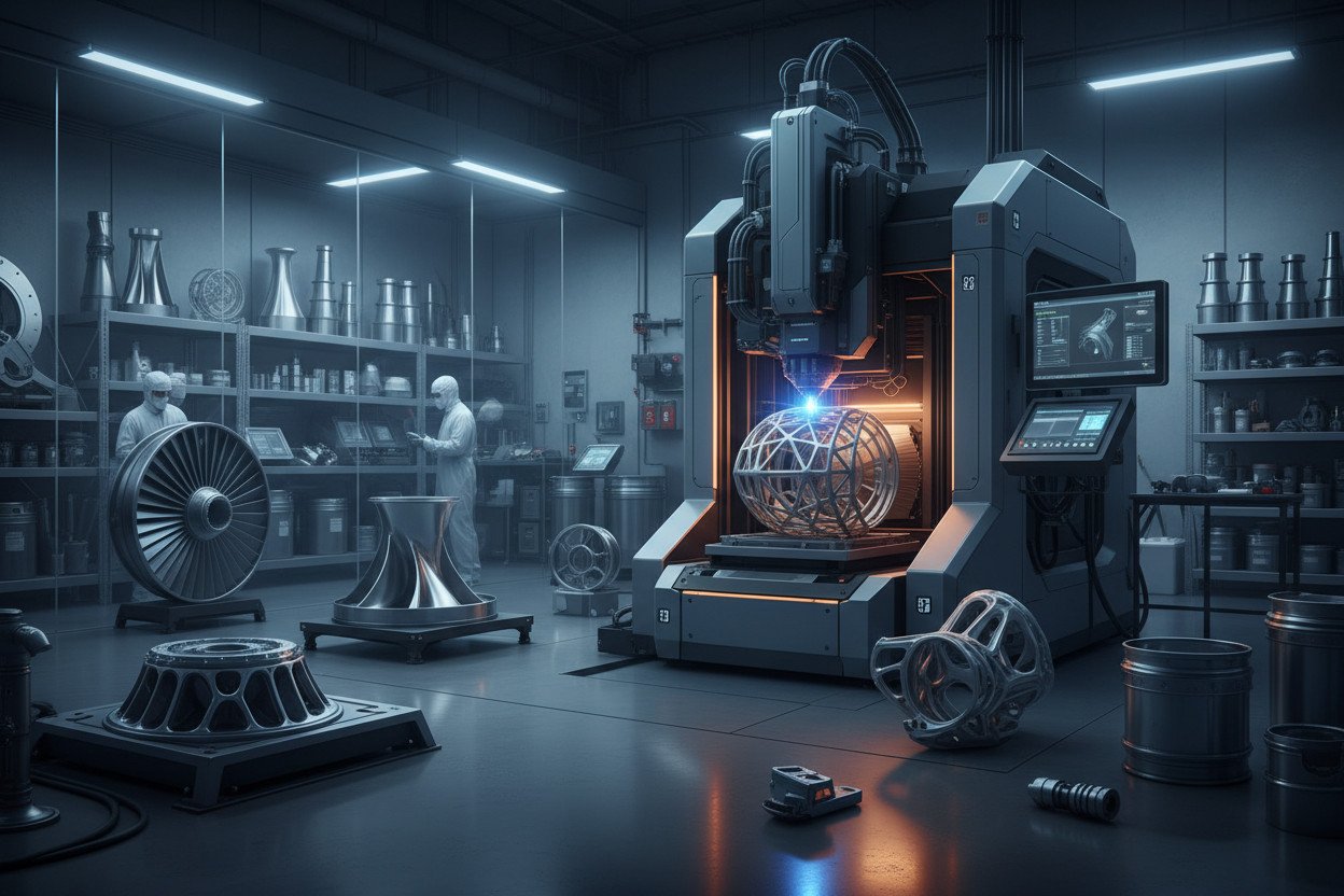 Druk 3D z metalu — branże i technologie na czele przemian