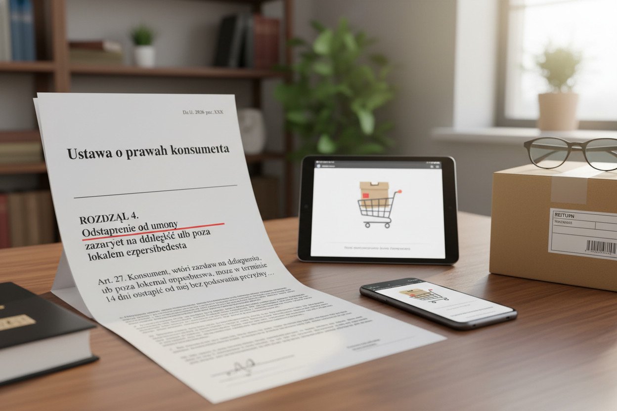 Odstąpienie od umowy zawartej na odległość — podstawa prawna