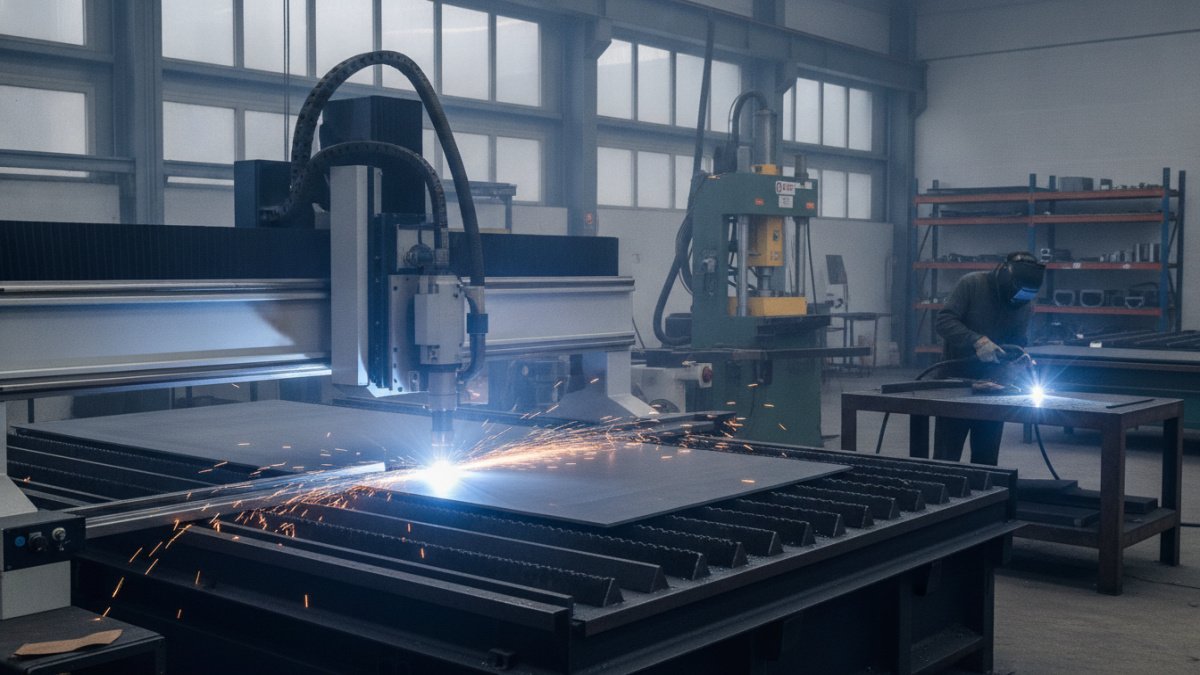 Cięcie plazmowe CNC – gdzie znajduje zastosowanie i czym różni się od cięcia ręcznego?